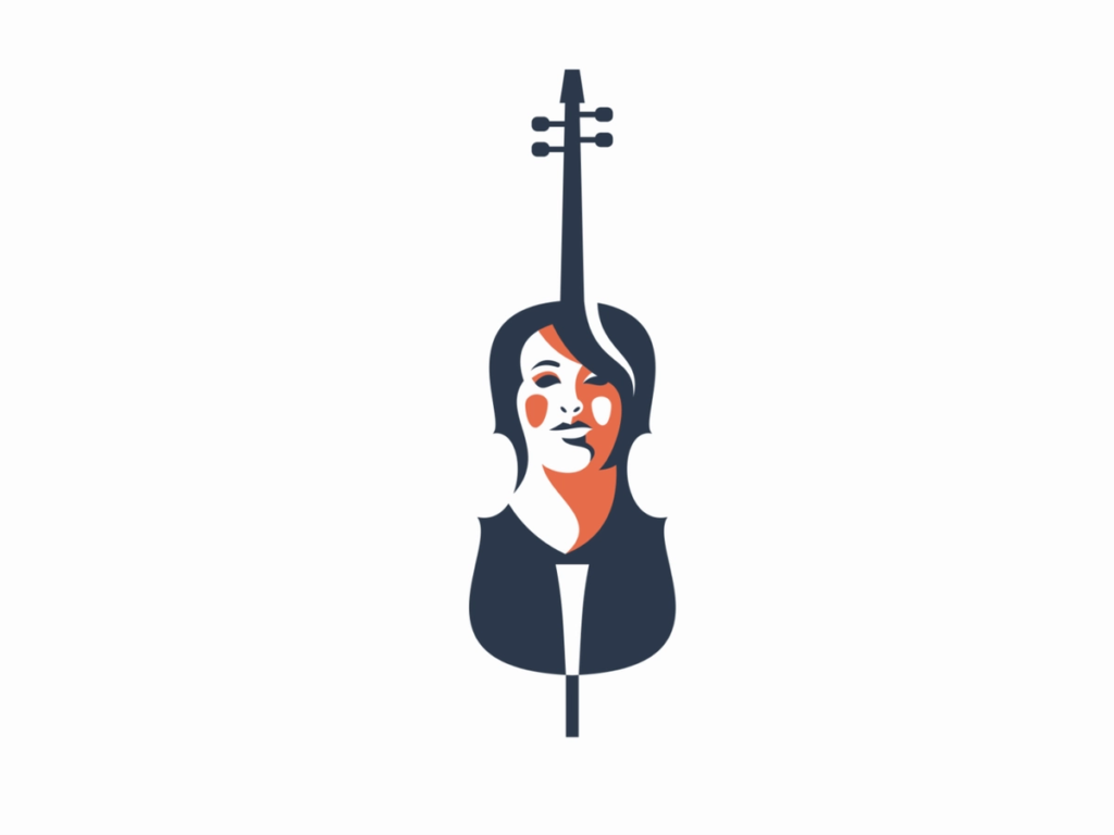 Logo Femme violoncelle